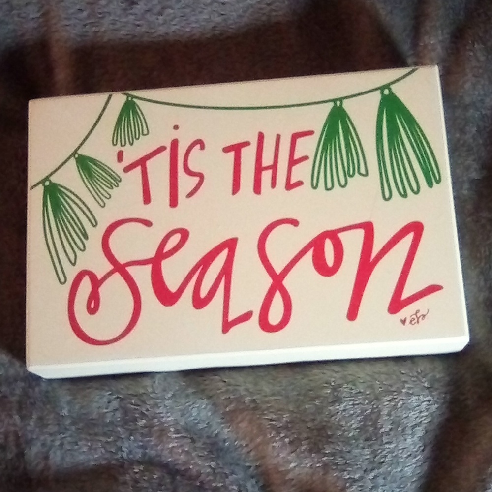 NEW TIS THE SEASON SIGN FOR X-MAS